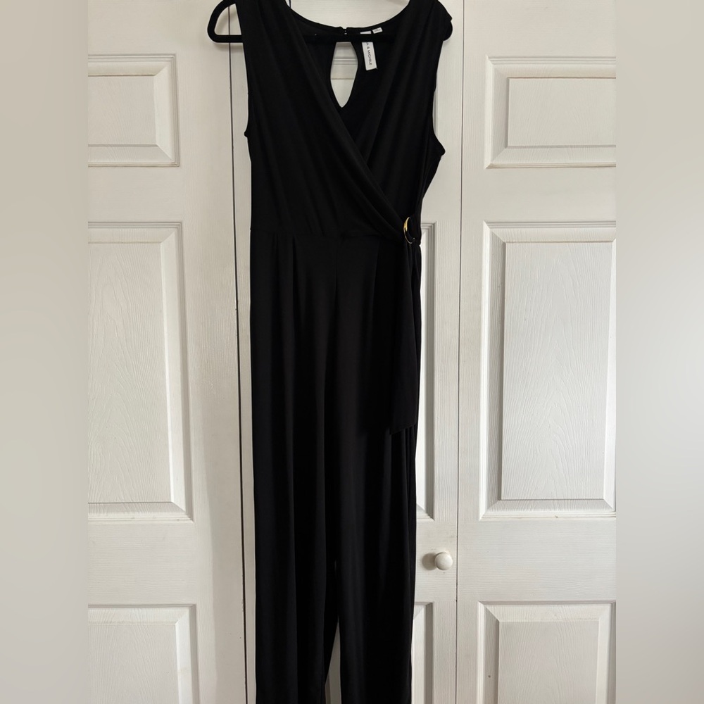 Brand new Emma & Michele Black Sleeveless Jumpsuit